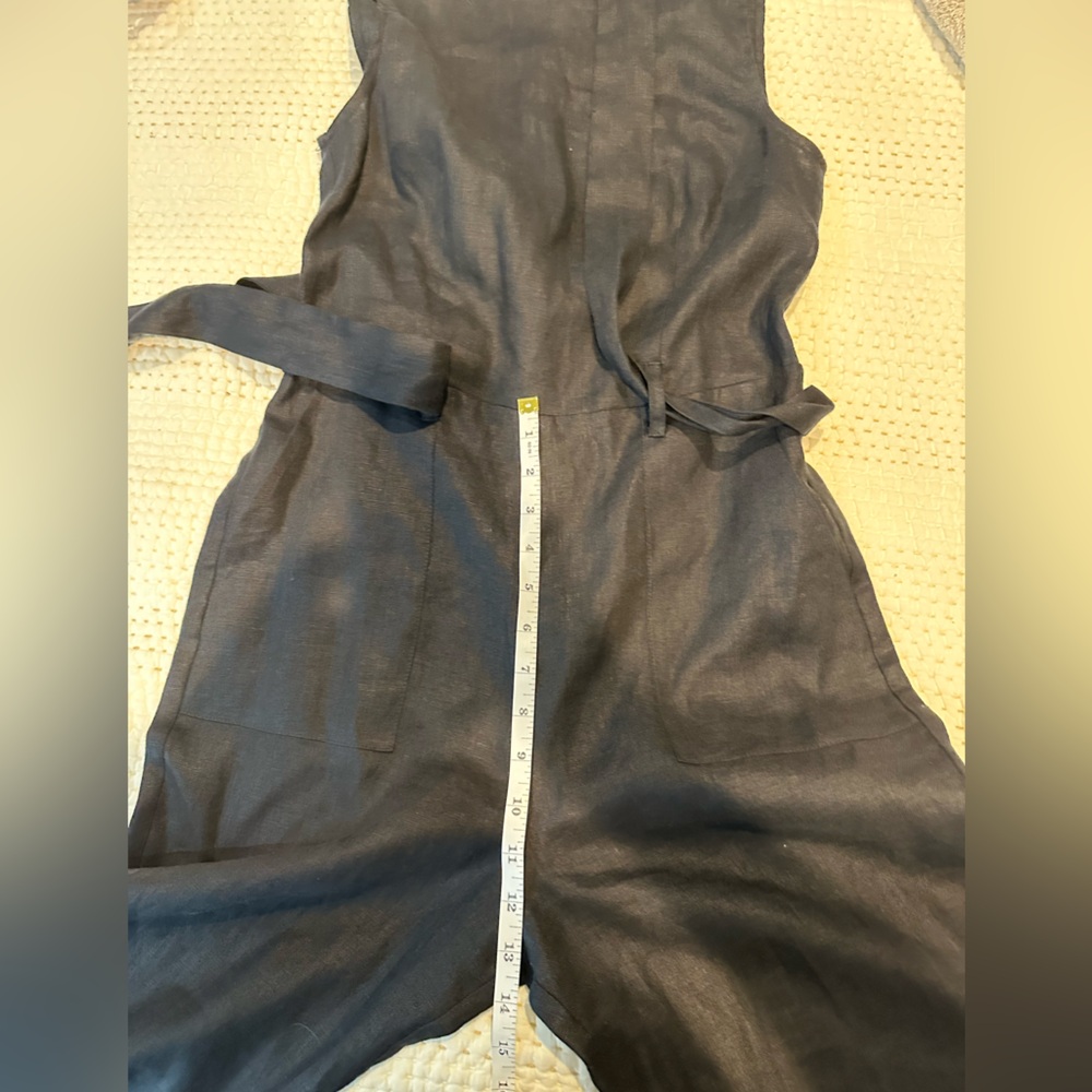 REFORMATION 
Naomi Linen Jumpsuit - Black - Picture 14 of 14
